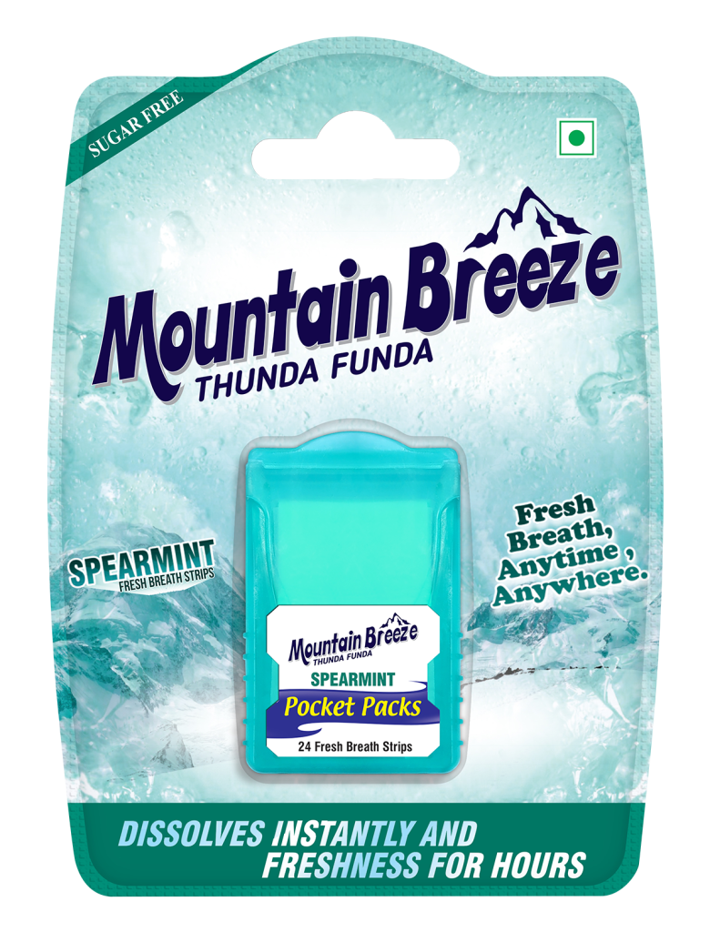 Try Mountain Breeze Breath Freshener Strips