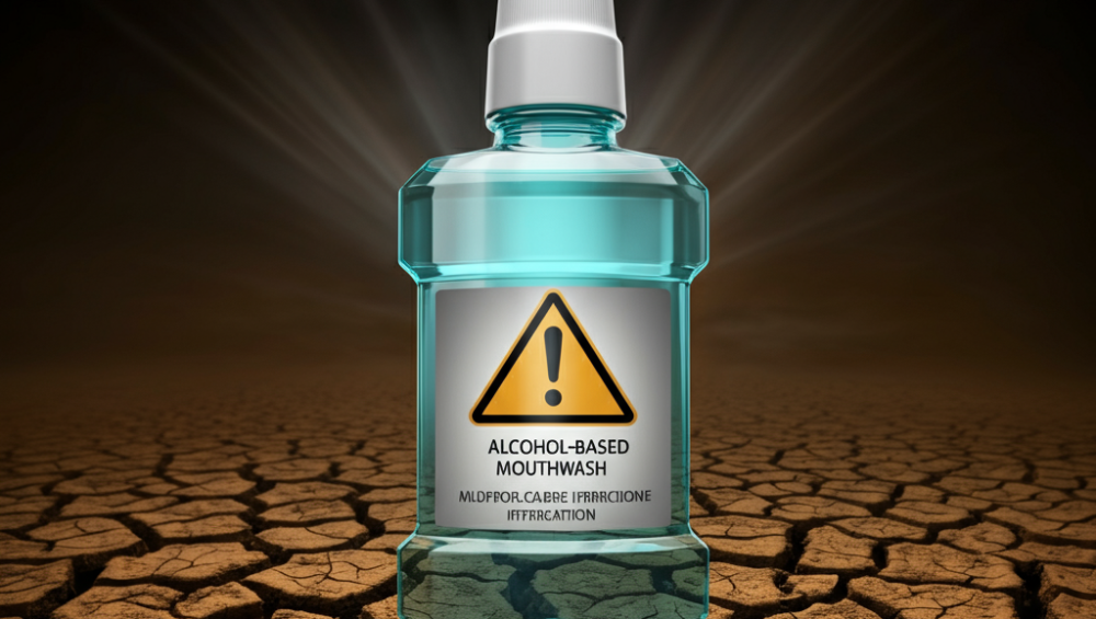 Warning about alcohol-based mouthwash