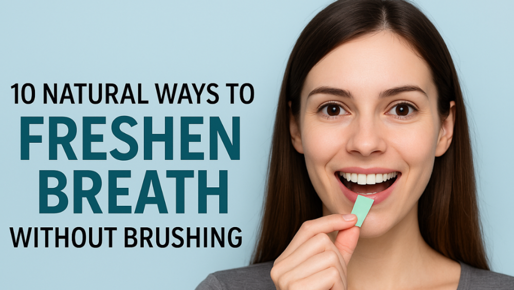 Natural Ways to Keep Your Breath Fresh Without a Toothbrush