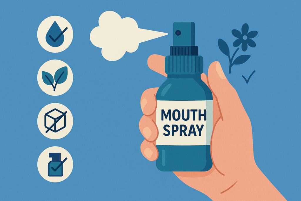 Qualities of a good instant mouth freshener spray for long-lasting freshness.