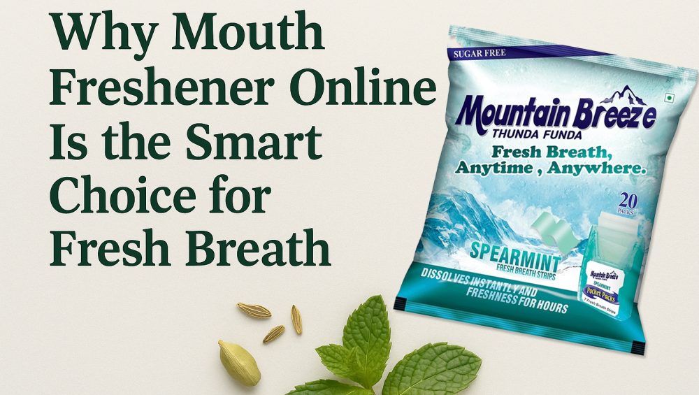 Mouth freshener online with mint, fennel, and cardamom