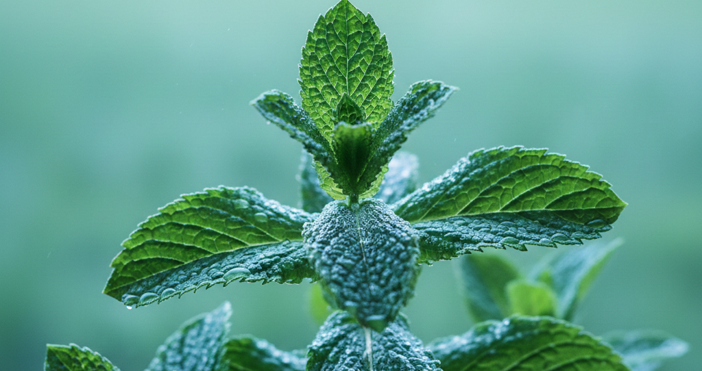 Mint and Freshness Concept