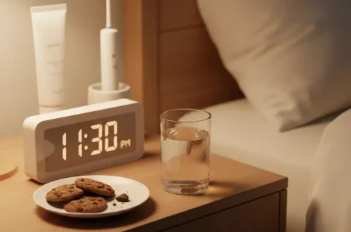 late night snacking and breath health