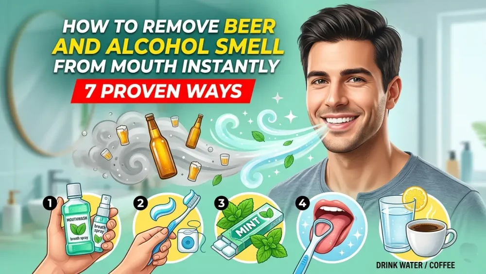 How to Remove Beer and Alcohol Smell from Mouth