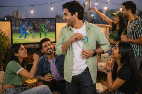 Fresh breath on the go during IPL season – Mountain Breeze breath strips at summer watch party in India