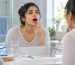 Young Indian adult concerned about tonsil stones and recurring bad breath